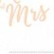 DIY Print At Home Wedding Invites - Calligraphy Marble