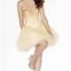Champagne/Amber Sticks and Stones 9214 - Ball Gowns Crystals Dress - Customize Your Prom Dress