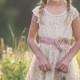 Flower Girl Dress - Lace Flower girl dress - flower girl dresses- baby lace dress - Country Flower Girl dress- Lace Rustic flower Girl dress