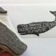 whale address stamp, hand carved return address stamp, housewarming gift, wedding present, unmounted address stamp