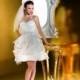 Charming Ball Gown Sweetheart Beading Ruching Short/Mini Wedding Dresses - Dressesular.com