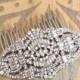 Art Deco rhinestone hair comb, rhinestone, 1920, wedding, rustic, bridal, jewelry, hair jewelry, decorative, hair comb, Art Deco, hair slide