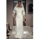 Pronovias SP14 Dress 7 - Pronovias Full Length A-Line White High-Neck Spring 2014 - Nonmiss One Wedding Store