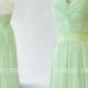 A-line Sweetheart Floor Length Chiffon Prom Dress with Lace-up - Bridesmaid Dresses - Prom Dresses - Long Chiffon Dresses - Mint Green Dress
