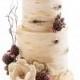 Birch Tree Wedding Cake - De La Creme Studio