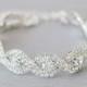 Vintage Wedding Bracelet, Bridal bracelet, Crystal Wedding bracelet, Wedding jewelry, Crystal bracelet, Ref ALICE