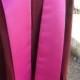 Graduation Stoles pointed..  Heavyweight Hot Pink satin /   Blanks only / .there 4" wide/standard and extra Long /back of neck is pointed