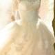Off-The-Shoulder Lace Quarter Length Sleeve Ballgown Wedding Dress