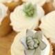 Edible Fondant Sugar Flower SUCCULENTS - 12 mini succulents,  for wedding cake, modern wedding
