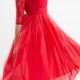 2016 Red Chiffon Bridesmaids Tulle Dress.Formal Short Dress Red.Lace Wedding Dress Red Tutu Tulle Dress,Wrap Evening MIDI Dress