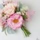 Wedding Bouquet, Peony Bouquet, Boho Bouquet, Pink Bouquet, Bridal Bouquet, Silk Flower Bouquet, Faux Bouquet, Faux Flowers, Boho Wedding