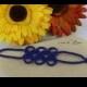 Bracciale blu, blue Bracelet, bracciale in pizzo chiacchierino, tatting lace bracelet, summer fashion, moda estate, handmade in Italy