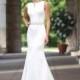 Style 117188 by Enchanting by Mon Cheri - Ivory  White Satin Belt  High Back Floor High Wedding Dresses - Bridesmaid Dress Online Shop