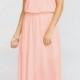 Kendall Maxi Dress ~ Frosty Pink Crisp