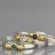 Mother's Day Birthstone Ring, Emerald Wedding Band, Birthstone Stacking Ring, Mother's Day Gift, Emerald Birthstone Ring, Green Emerald