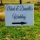 Wedding Yard Sign, Wedding Directional Sign, Corrugated Plastic Yard Signs, Yard Signs, Personalized Yard Signs, Wedding Signs, 18x24