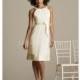 Delightful Sheath/ Column Knee Length Halter Chiffon Bridesmaid Dresses - Compelling Wedding Dresses