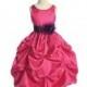 Fuchsia/Purple Taffeta Bubble Pick Up Dress Style: D3330 - Charming Wedding Party Dresses