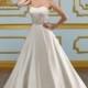 Mori Lee 4916 - Long Mori Lee Strapless A Line Wedding Dress - 2017 New Wedding Dresses