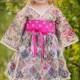 Country Flower Girl Dress - Toddler Dresses -  Little Girl Clothes - Pink - Lace - Baby  - Birthday - Romatic - Tween - 12 mos to 14 years