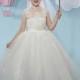 Marys Bridal F519 Flower Girl Dress - Illusion, Scoop Marys Bridal Flower Girl Long Ball Gown Dress - 2017 New Wedding Dresses