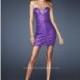 Majestic Purple Gigi 18922 - Crystals Removable Skirt Sequin Dress - Customize Your Prom Dress