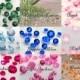 2000 pcs-Diamond Confetti-5.5mm-2/3 carat - Table Scatter for Centerpieces 1/2 U.S. Cup, Wedding Decorations, Acrylic Crystals,  Fast S/H