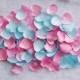 Pink and Blue, Custom Petals, Confetti, TableScatter, Pastel, Wedding Decor, Fake Petals, Artificial petals, Fabric Flowers, Heart Shaped