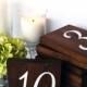 Wood Table Numbers - Wedding Table Numbers - Rustic Table Numbers - Reception Table Decor - Garden Wedding Decor - Rustic Reception Numbers