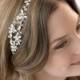 Crystal Wedding Headband, Rhinestone Bridal Headband, Crystal Headband, Floral Headband, Headband for Bride, Bridal Hair Accessory ~TI-3232