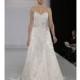 Amalia Carrara - Fall 2013 - Style 319 Strapless Embroidered Tulle and Satin A-Line Wedding Dress - Stunning Cheap Wedding Dresses