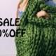 SALE SALE! Chunky Knit Blanket, Australian merino, wool throw, chunky blanket.