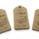 Custom Wedding Favor Tag - Thank You Tag - Personalized Tag - 50 Count - 2.25 x 1.25 in - S'mores Favor Tag - Custom Wedding Tags - Scallop