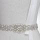 37" L Crystal Wedding Belt Bridal Sash Rhinestone Crystal Sash Wedding Dress Sash Belt Crystal Rhinestone Trim DIY Wedding Sash 1119