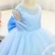 Baby Blue Newborn Thanksgiving Dress, Toddler Christmas Dress,Toddler glitz pageant dress, Flower Girl Dress Tutu, Baby Dress Lace, PD029-2