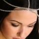 Isla hair chain, head chain, wedding boho headpiece, bridal BOHO Bohemian Gatsby Headband, Roaring 20s, Art Deco