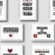 BUNDLE: 7 Video Game Wedding 8 Bit Signs, Gamer Wedding, Printable Wedding Signs, 5x7, 8x10, PDF format