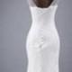 Elegant Sleeveless Mermaid Lace Up Popular Lace Wedding Dresses, WD0142