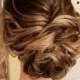 Beautiful Messy Updo Wedding Hairstyle For Romantic Brides