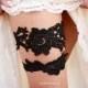 Lace Wedding Garter, Wedding Garter Set, Black Bridal Garter, Black Lace Garter, Wedding Garter Set, Handmade Garters, Black Bridal Gift