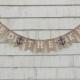 Tied the Knot Banner, Just Married Burlap Banner, Nautical Wedding Banner, Wedding Bunting, Bridal Shower Decor, Anchor Wedding Decorations