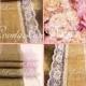 Burlap Lace Table Runner/blush Pink Lace/3ft-10ft longx 13in Wide/Wedding Decor/Tabletop Decor/Centerpiece/Weddings