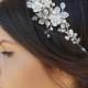 Wedding or prom headband  - one of a kind -flower headband -wedding hairpiece