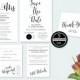 Wedding Invitation Template Printable, DIY Rustic Wedding Kraft Invitation Template Set, Mr and Mrs,  digital instant download, editable PDF