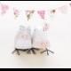 Cute Cake Toppers Wedding Cake Topper Fabric Birds Spring Summer Weddings