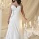 Plus-Size Dresses Kandinsky by Callista - Ivory  White Chiffon Floor Sweetheart  Strapless Body-skimming Wedding Dresses - Bridesmaid Dress Online Shop