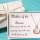 Mother of the bride gift,Mother of the groom necklace,infinity necklace,mother of the groom gift,mother of the bride necklace,mother in law