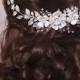 Bridal hair piece Bridal headband Wedding head band Bridal hairpiece Bridal headpiece Wedding head piece Pearl hair piece Bridal hair vine