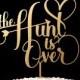 Wedding Cake Topper - The Hunt is Over - Classic Collection