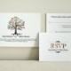 The Bohemian Tree / Wedding Invitation & Reply / DIY Printable PDF Template